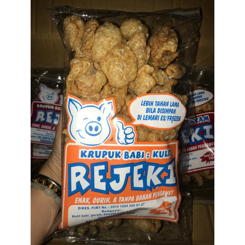 Kerupuk Rezeki Kulit Babi - 150 gram