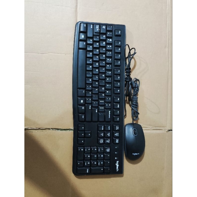 KEYBOARD LOGITECH K120 + MOUSE LOGITECH ORIGINAL