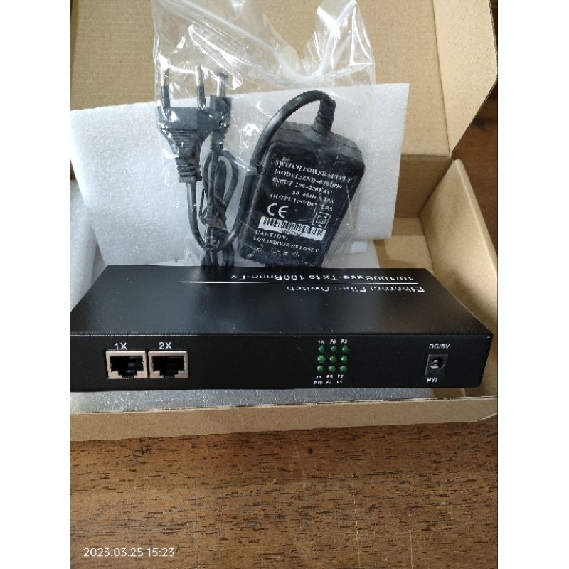 Media Converter 6 Port SC FO to 2 Ethernet RJ45 LAN 10/100Mbps Fiber Optic Converter 6 SC to 2 RJ45 Switch