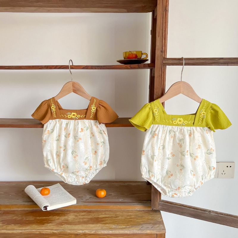 Aria romper | baju bayi | baju bayi perempuan | baju bayi cewek | baju baby girl | baju bayi unyu | 