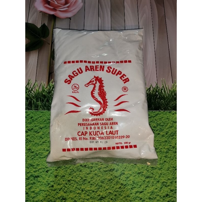 SAGU AREN SUPER  CAP KUDA LAUT 500g
