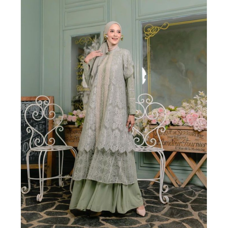 Claira Dress Sage Ainayya.id size XL