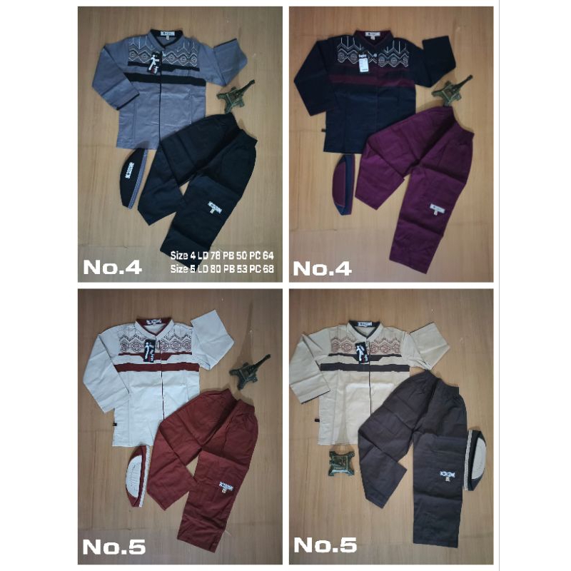 BIG SALE Stelan koko anak2 IQBY no.3-5