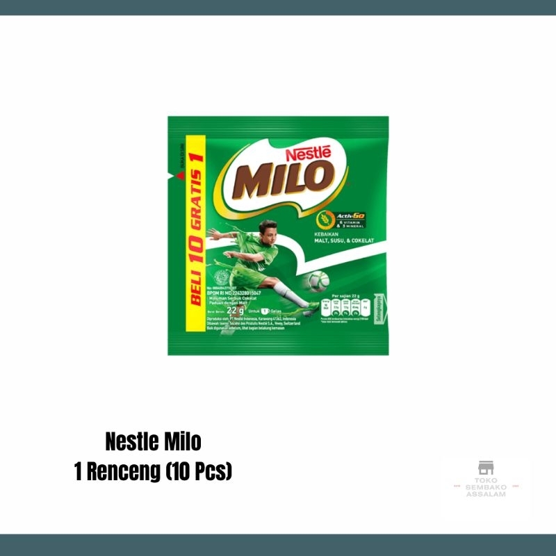 

Milo activ-go susu bubuk sachet renceng / milo susu bubuk coklat renceng / milo activ-go 10 sachet