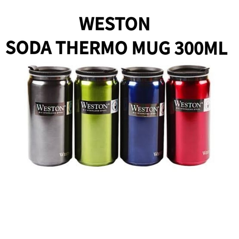 Tumbler Mug Hot and Cold Stainless Steel WestonSoda Thermo Mug 300ml.