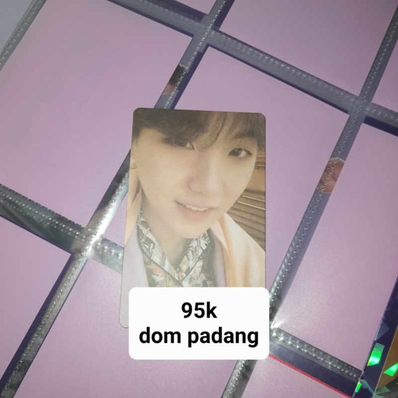 Photocard PC Yoongi Suga Persona 3