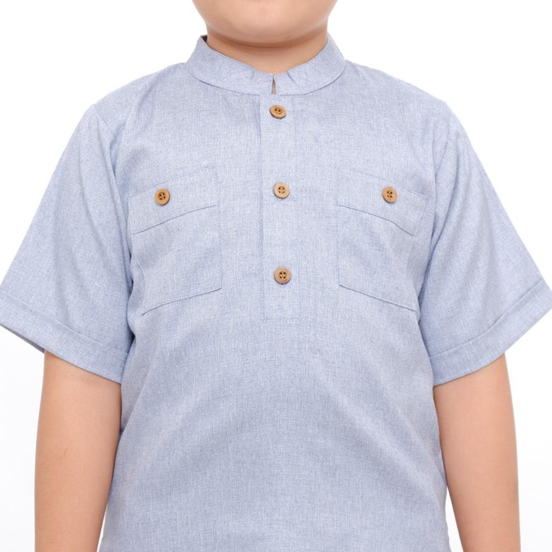 Koko Kurta anak bahan katun madinah atasan baju muslim umur  tahun