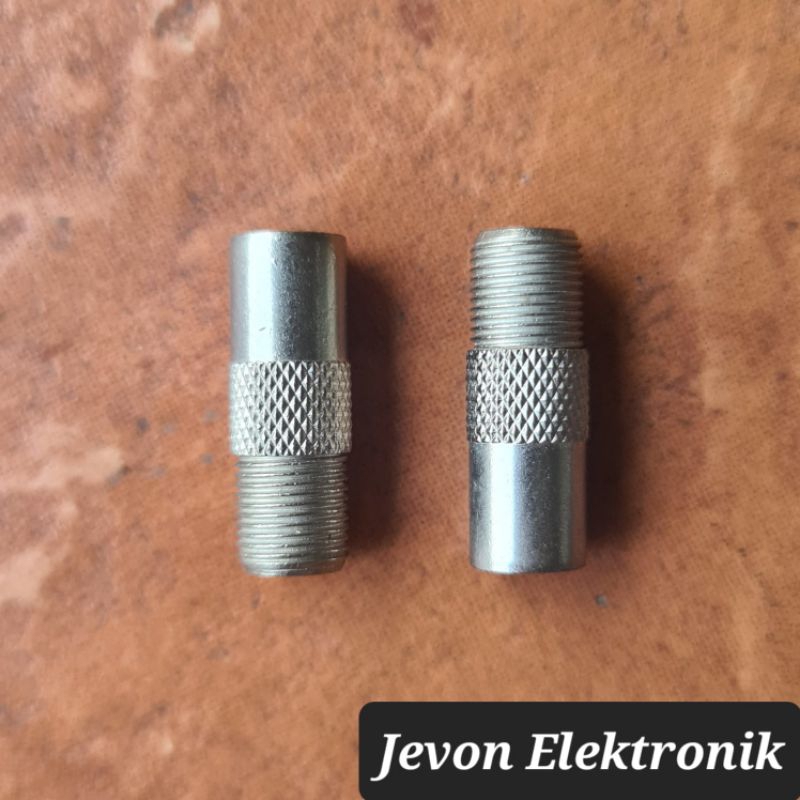 Jack TV Drat Male Connector Besi Konektor Jek Cowok