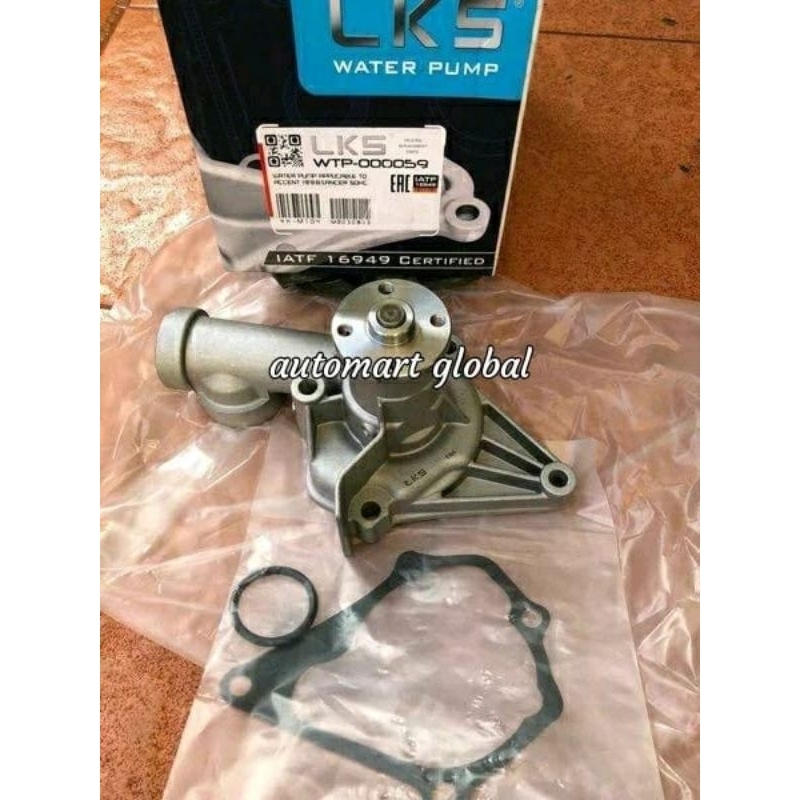 water pump pompa air hyundai accent Verna Cakra getz Lancer sohc