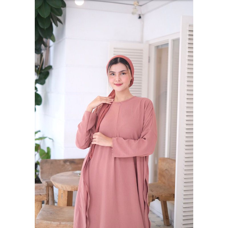 GAMIS ABAYA / AERAA ABAYA / kaftan abaya crinkel airflow