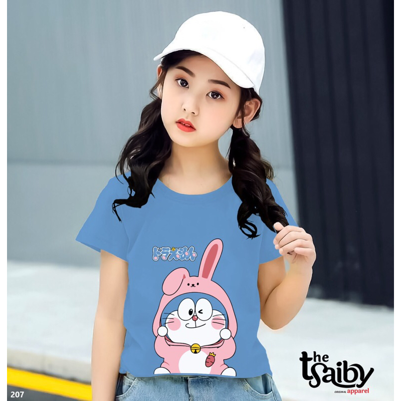 Baju Anak /  Kaos Distro Anak Doraemon Murah SALE Satuan Grosir