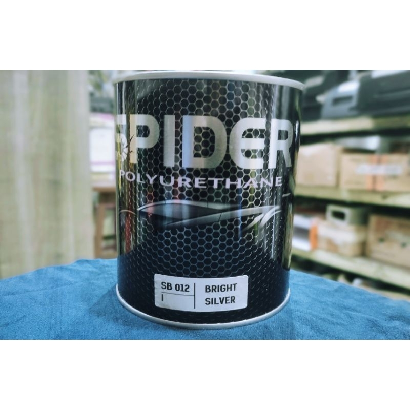 Cat Polyurethane (Pu) Spider Sb 012 Bright Silver 1L | Silver Pu | Cat Automotif | Cat Mobil | Cat M