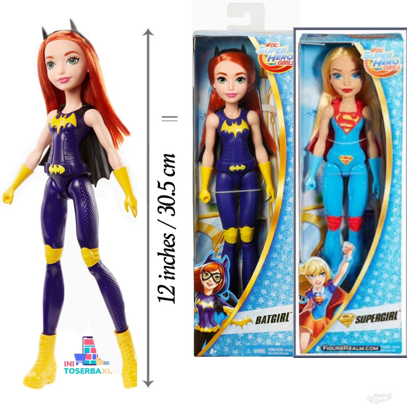 DC SUPERHERO GIRLS TRAINING BATGIRL SUPERGIRL ACTION FIGURE DOLL / MAINAN ANAK BONEKA SUPER HERO