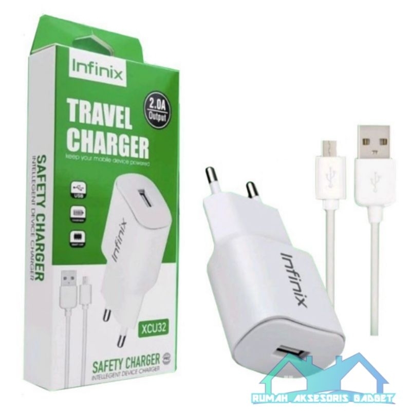 CHARGER INFINIX HOT 8 9 10 1A Travel Micro usb