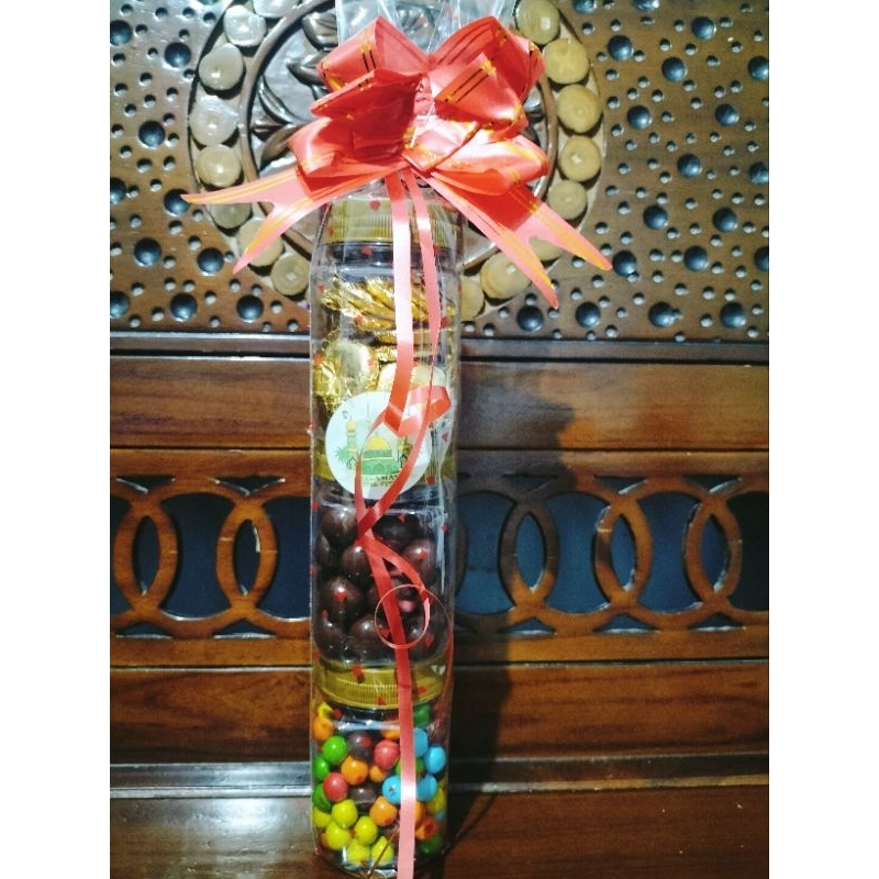 

parcel coklat 3 susun