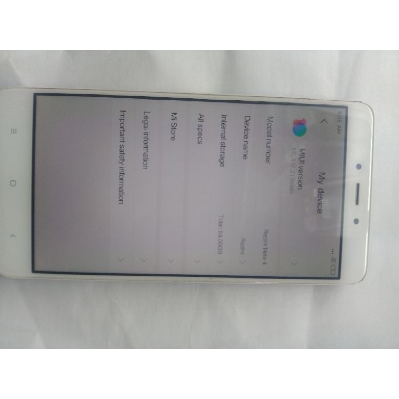 Lcd Ori copotan redmi note 4