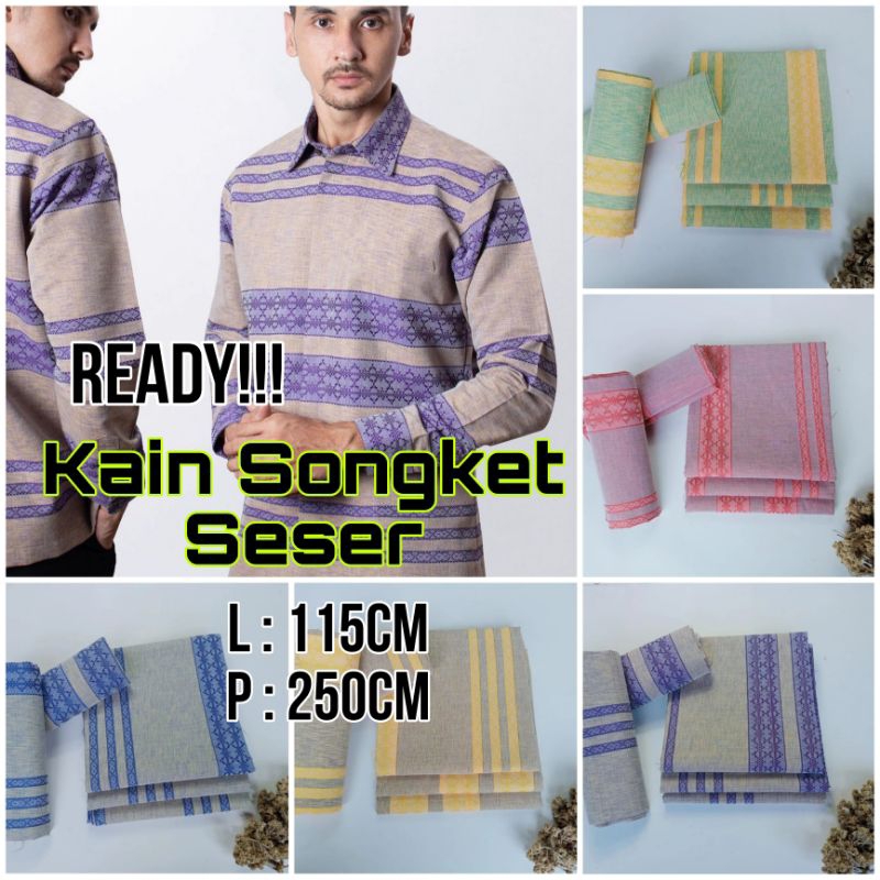 Kain Songket dobi Tenun Lurik doby Seser Songket Palembang