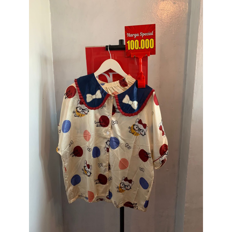 new baju tidur pinggang karet