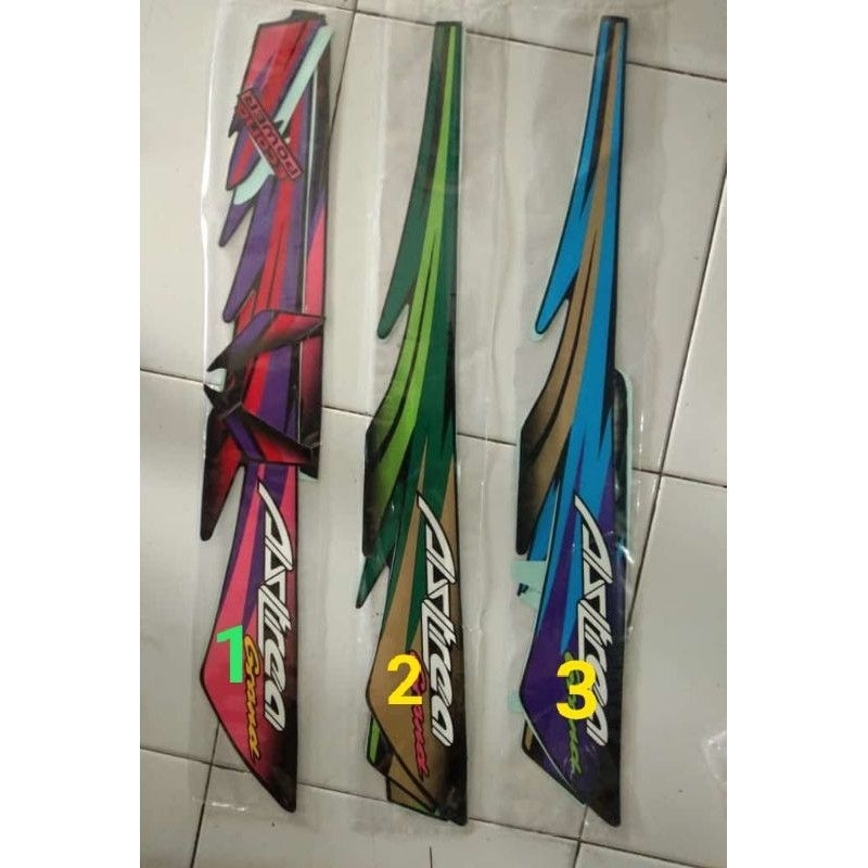 stiker striping lis body honda grand astrea  97