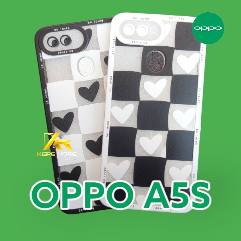 SOFTCASE OPPO A5S SILIKON CASE MOTIF LOVE PROTEC CAMERA