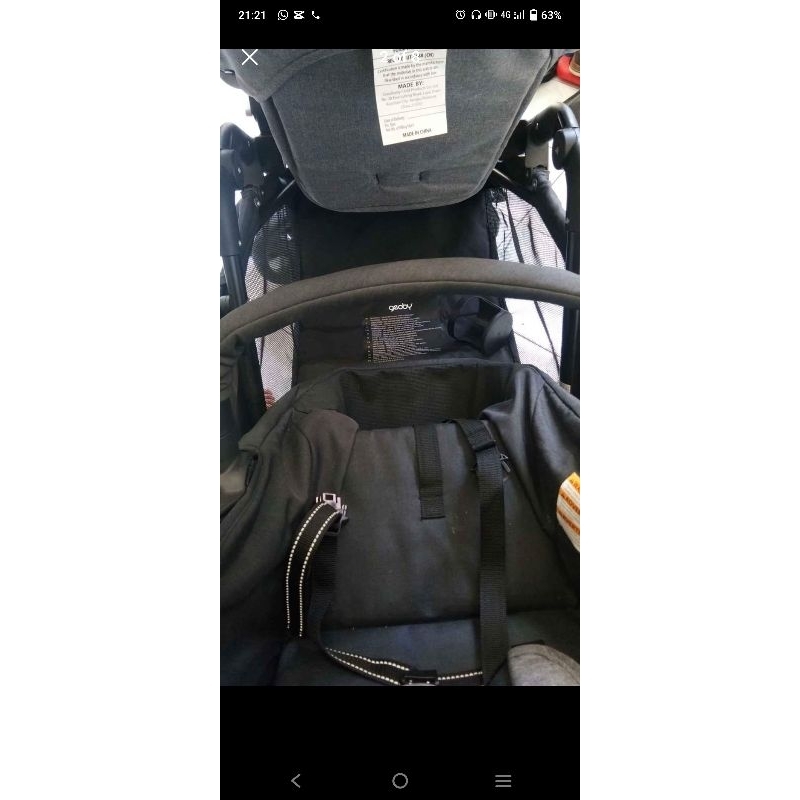 Stroller bayi kembar coocolatte