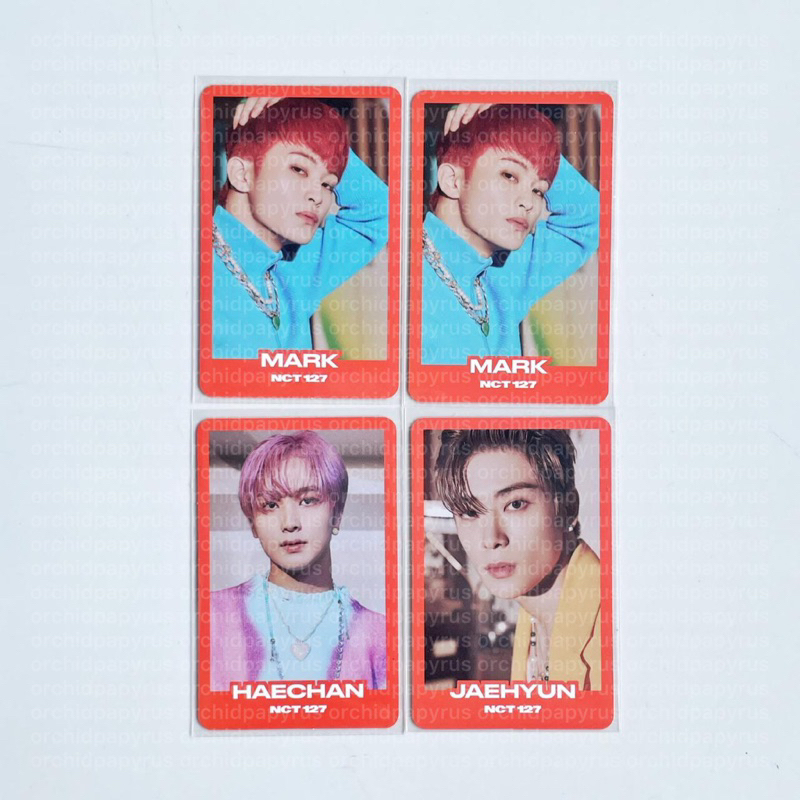 Photocard Jaehyun Haechan Mark NCT 127 2 Baddies Random Trading Card Concept D