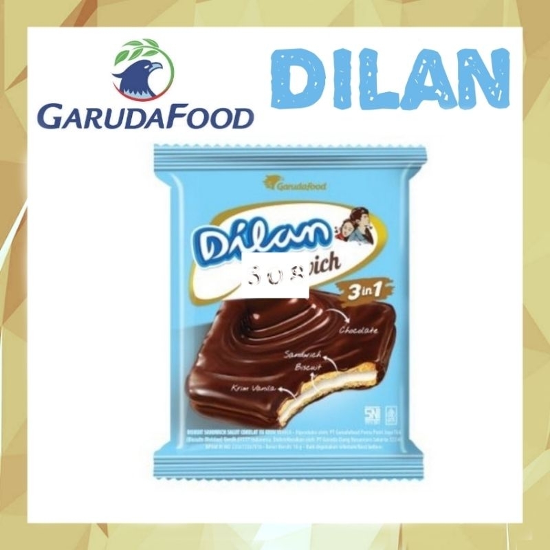 

《OS3》 Garuda Food Kue Coklat Dilan Sandwich 3 in 1