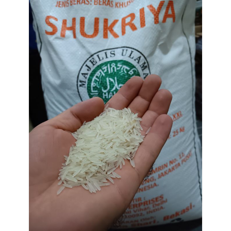 

1 kg Beras Basmati Premium Sella XXL Merek Shukuriya.