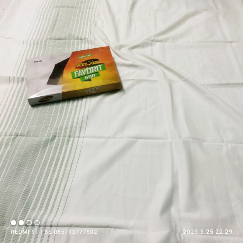 Sarung atlas paforit 500 putih polos