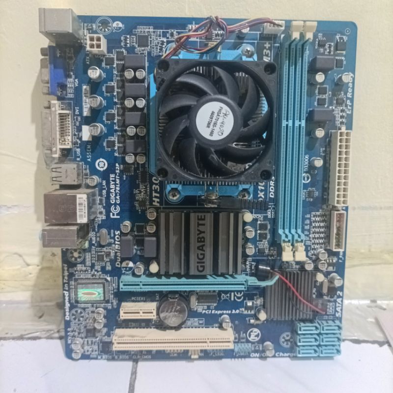 Mobo Mainboard AMD DDR3 Procie Athlon and Fan