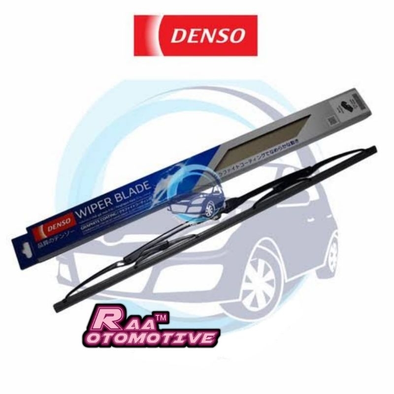 Wiper Kipas Kaca - Gagang Besi - Original Denso