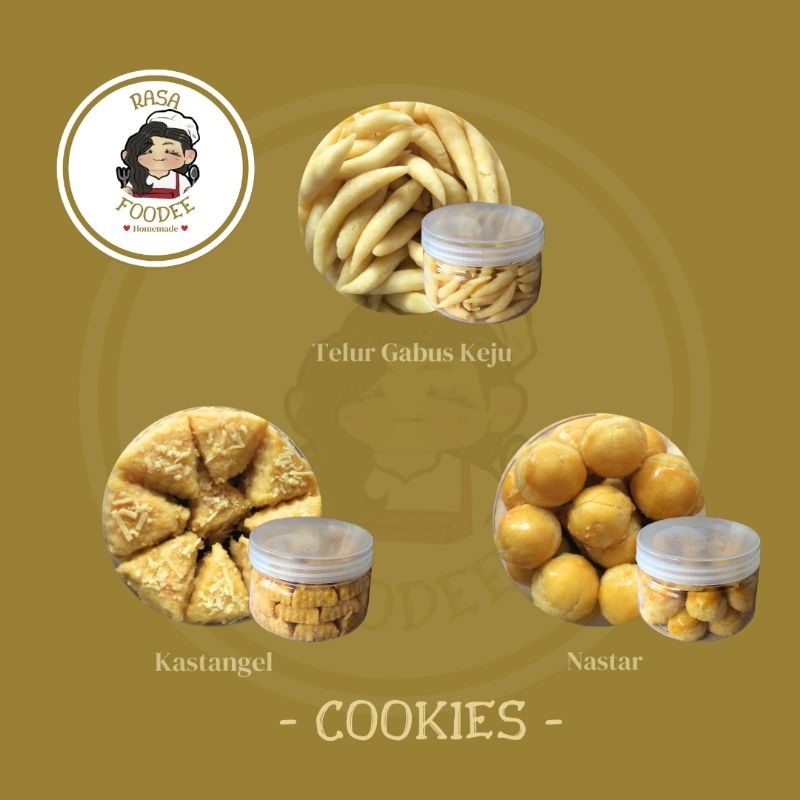 

Kue Kering / Cookies ( Nastar , Kastangel , Telur Gabus Keju ) by Rasa Foodee