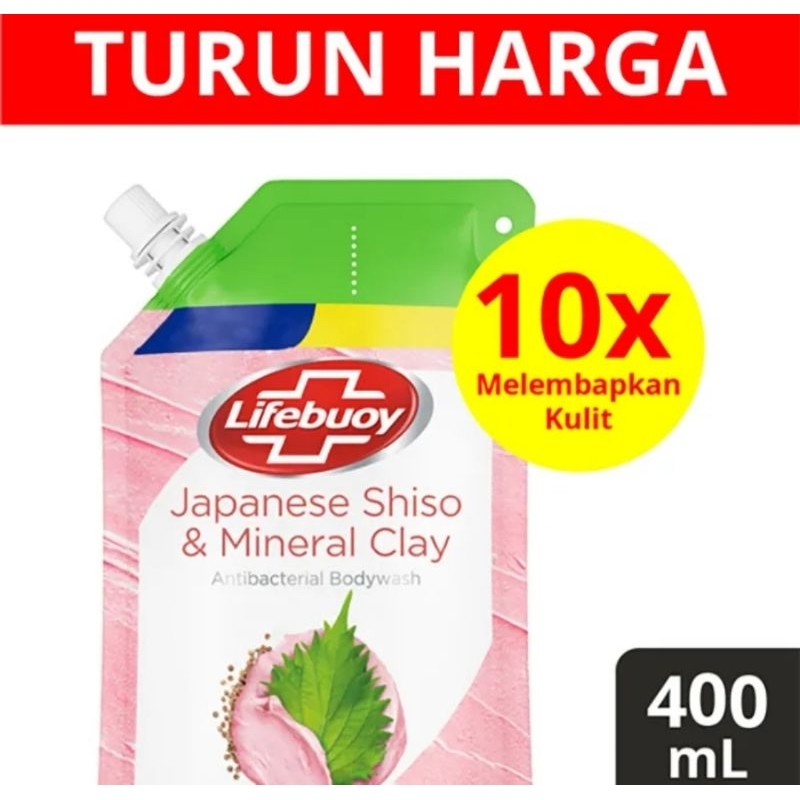 LIFEBUOY Sabun Mandi Cair 450ml &amp; 400ml