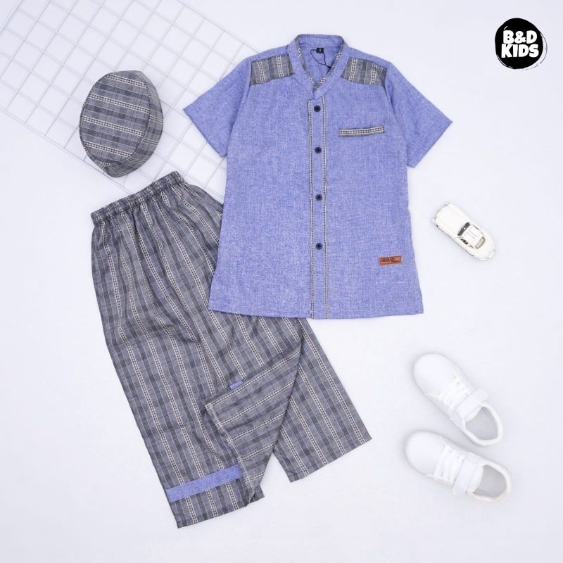 Koko Sarcel Malik Katun Madinah (3-12 tahun) | B&amp;D Kidswear Original