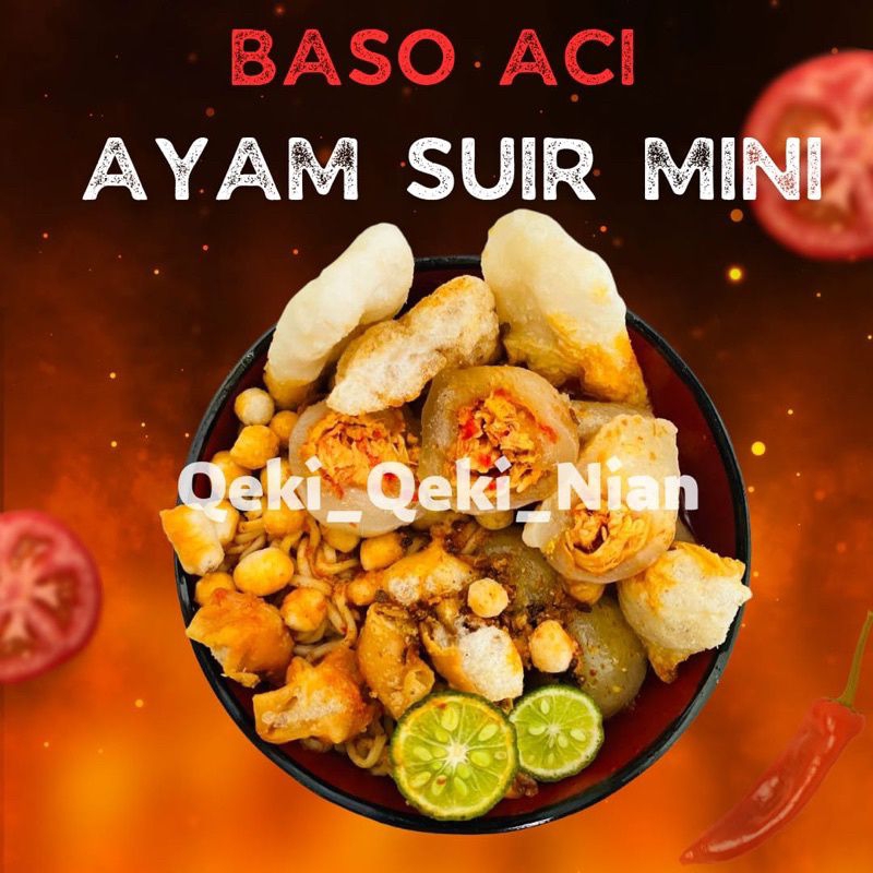 

BOCI mini isi ayam suir pedas