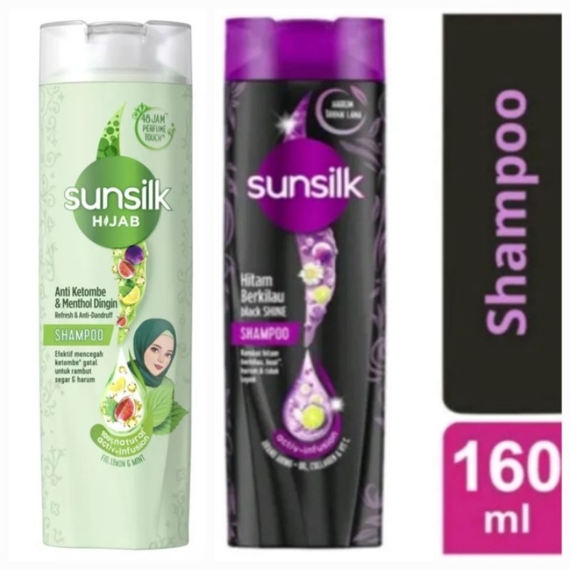 SUNSLIK SHAMPO BLACK SHANE &amp; HIJAB 160ML