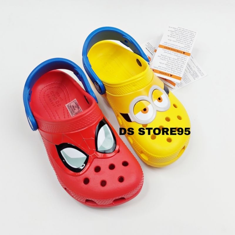 CROCS ANAK SPIDERMAN/SANDAL CROCS ANAK LAKI LAKI/SANDAL CROCS