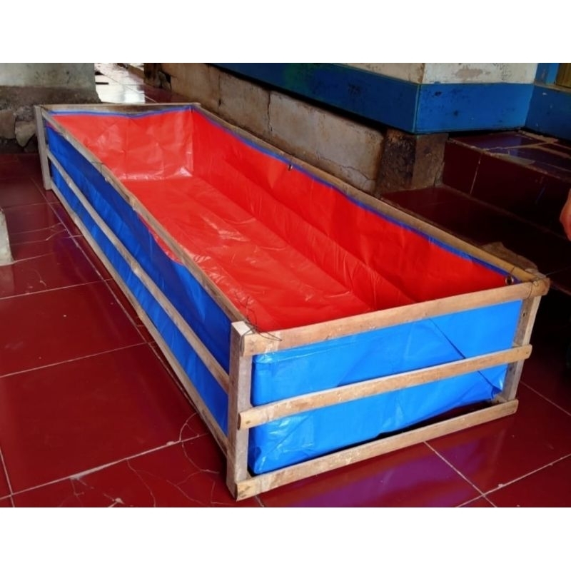 terpal kolam buat ikan 150x50x25cma3