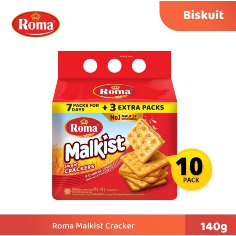 

Roma Malkist Cracker 10 Sachet