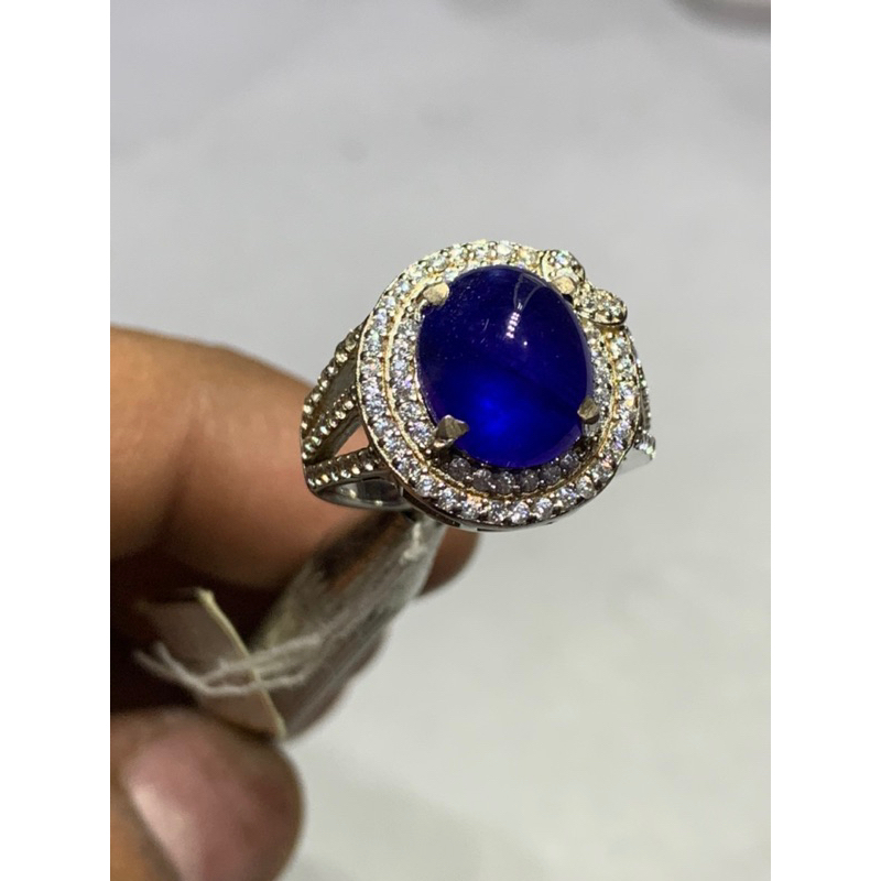blue safir royal blue warna tua