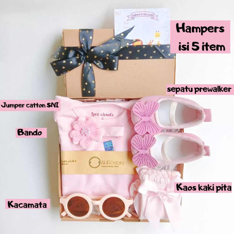 Hampers Bayi Hamper Baby Girl Kado Hadiah Lahiran Perempuan Laki Laki Gift Set