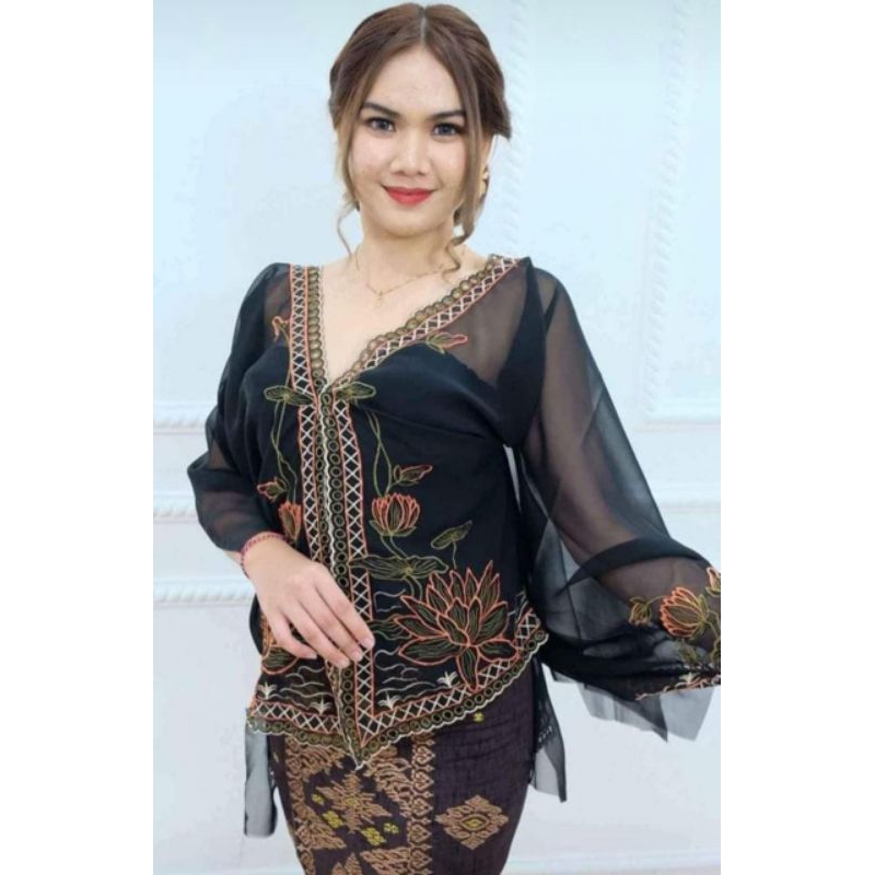 KAIN KEBAYA//HANYA KAIN KEBAYA//KAIN KEBAYA SEMI BORDIR LOTUS