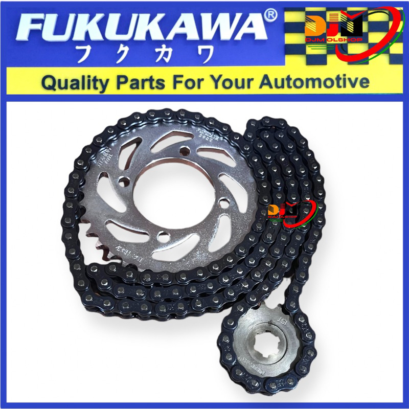 Gear Set Gir Paket Fukukawa Jupiter Z 5TP Rantai  428H-104L-36T-15T