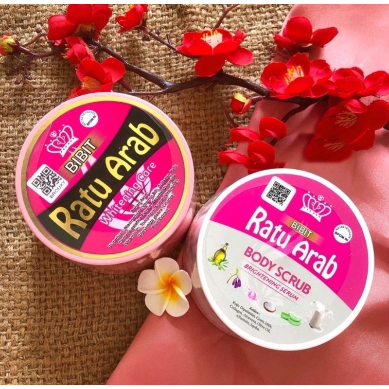 BIBIT RATU ARAB  LOTION + SCRUB RATU ARAB ORI