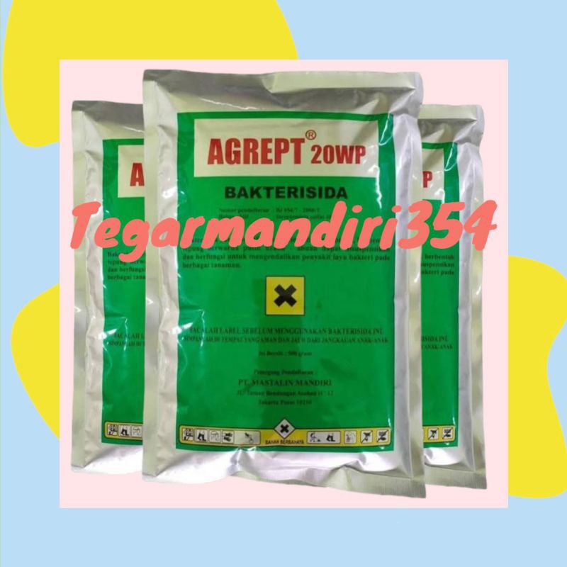 Bakterisida agrept 500gram original Bacterisida Agrept 500gram