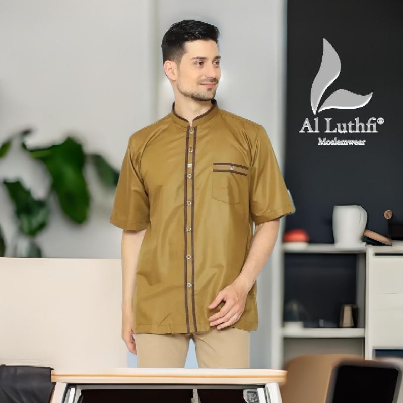 BAJU KOKO ALLUTHFI LENGAN PENDEK