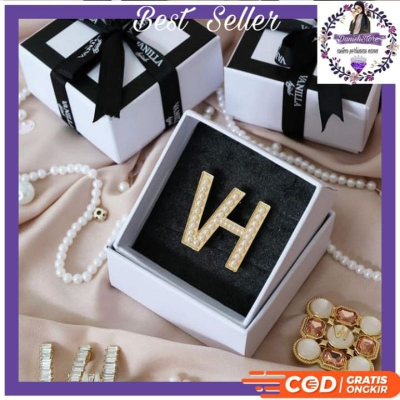 DANISHSTORE BROS HANDMADE VANILLA HIJAB MUTIARA || BROSS CUSTOM NAMA || BROS VH VANILLA HIJAB HANDMA