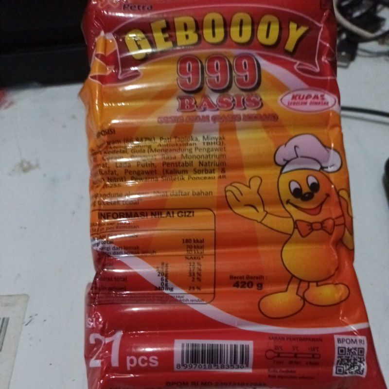 

Basis 999 merah isi 21pcs // toping nasi goreng atau mie goreng