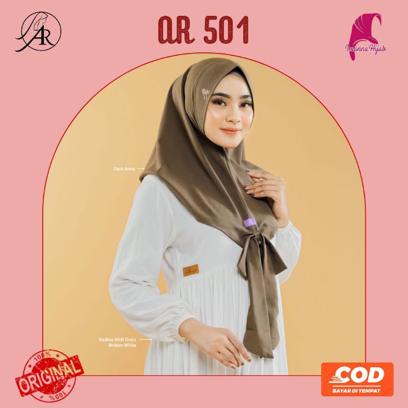 HIJAB ARRAFI ✓ Jilbab Instan Terlaris // Hijab instan hoodie AR 501 ORI by AR RAFI