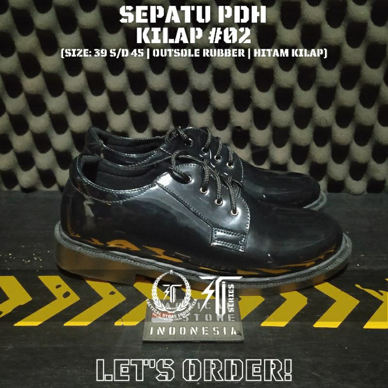 GRADE A Sepatu PDH TNI POLRI Model Terbaru Kualitas Premium